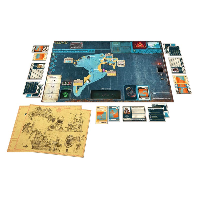 Asmodee Pandemic Legacy Season 2 Board Game (Black) - Fight to Save Humanity from Plague! Cooperative Strategy Game for Kids and Adults, Ages 13+, 2-4 Players, 60 Minute Playtime, Made by Z-Man Games - Image 2